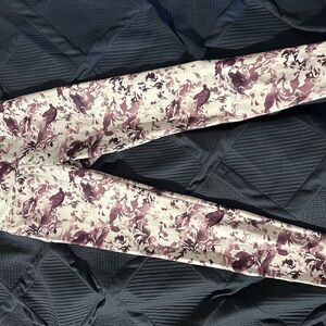 Balance Collection Floral Print Leggings Size M